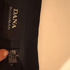 Dana Buchman Classic Black Pleated Skirt